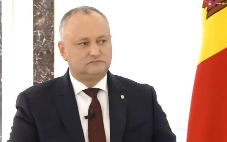 Додон заявил, что освобождение Филата для него «стало неожиданностью»