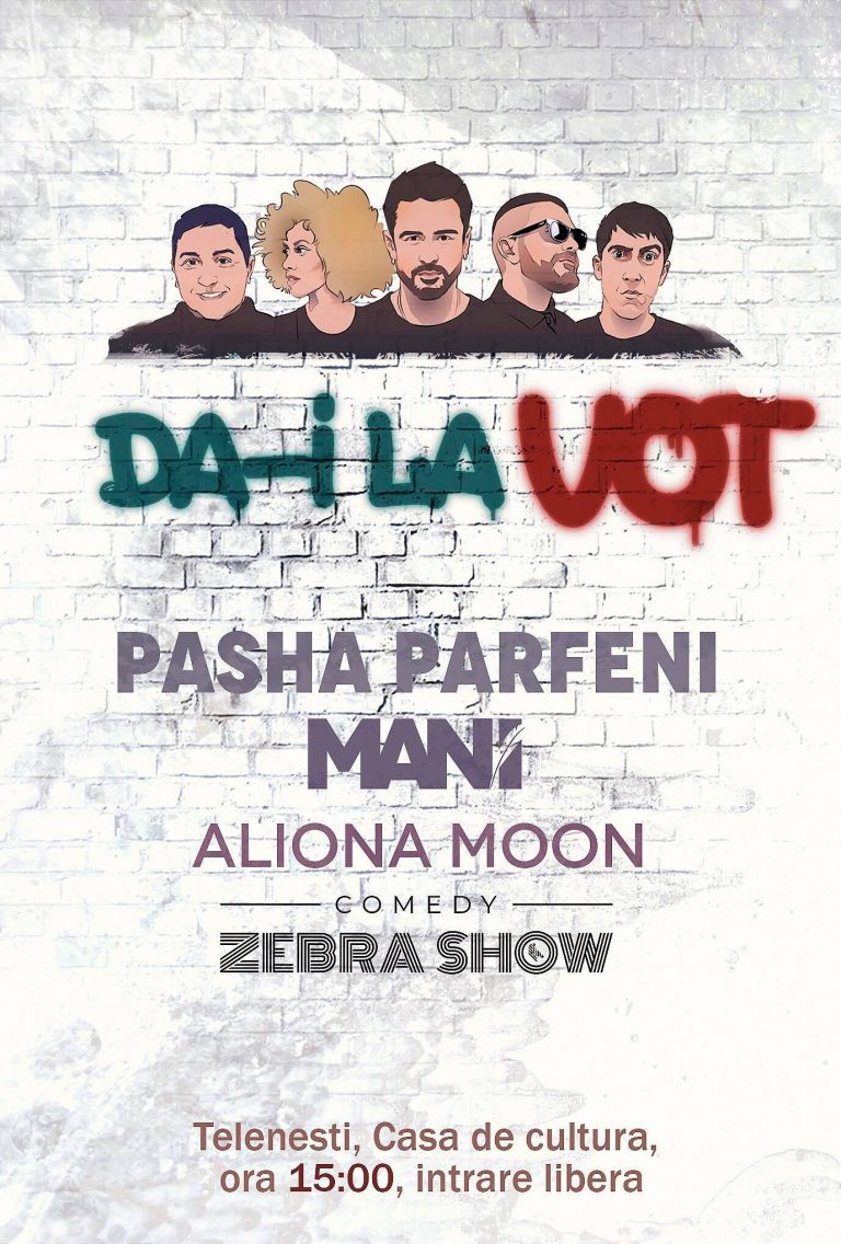 Запущен проект «Dă-i la Vot», в рамках которого пройдет серия коцертов по всей стране