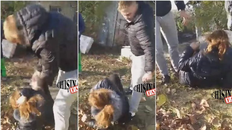 (ВИДЕО 18+) Мужчина избивал ногами 14-летнюю девушку на глазах у односельчан. Реакция полиции
