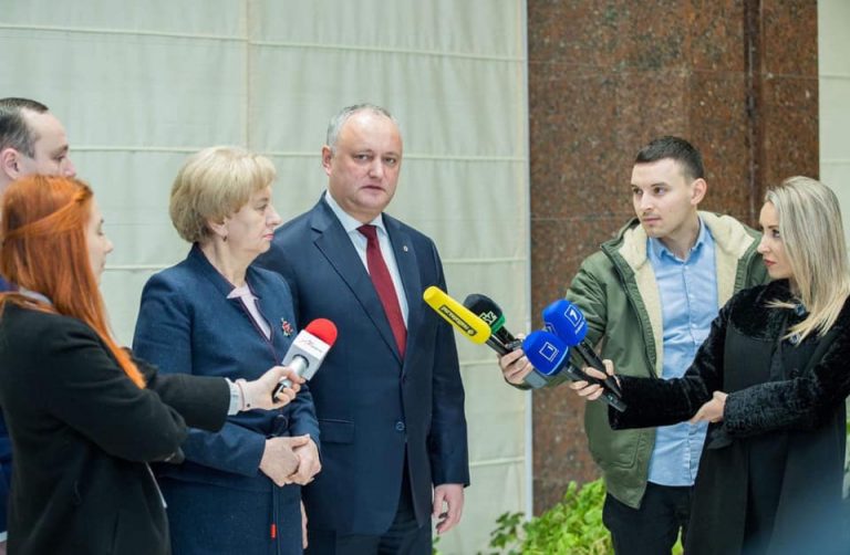 Додон — кандидат ПСРМ на выборах президента в 2020 году