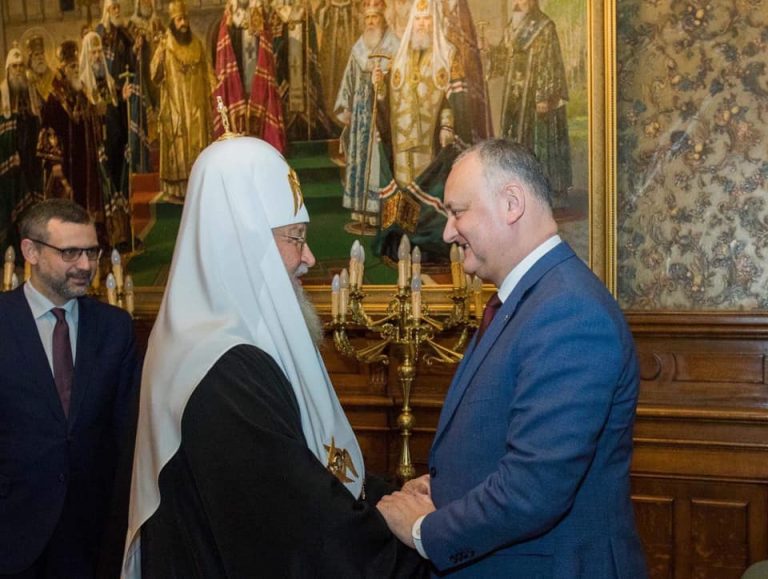 Додон не хочет говорить, когда патриарх Кирилл посетит Молдову: «Установили точную дату, но я не скажу»