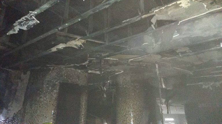 (foto) Пожар в сауне фитнес-клуба Кишинева ликвидировали три экипажа спасателей