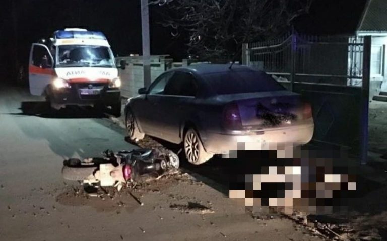 Авария в Хынчешть: мотоциклист погиб, врезавшись в автомобиль