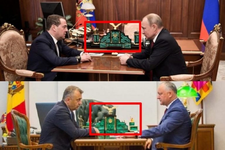Мяч для регби, фото с Путиным и бильярдный кий: какие протокольные подарки получил и оставил себе президент Додон?