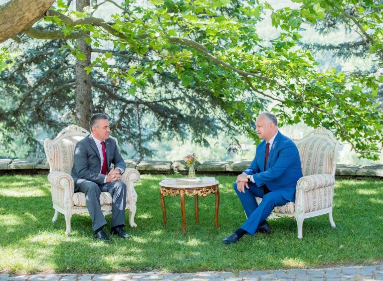 В Кондрице проходит встреча президента Додона и лидера т.н. ПМР Красносельского