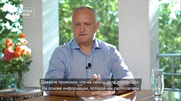 Додон впервые прокомментировал ситуацию вокруг депутата Гацкана: «Он покинул страну вместе с женой и детьми, я не могу сказать вам, в каком направлении»