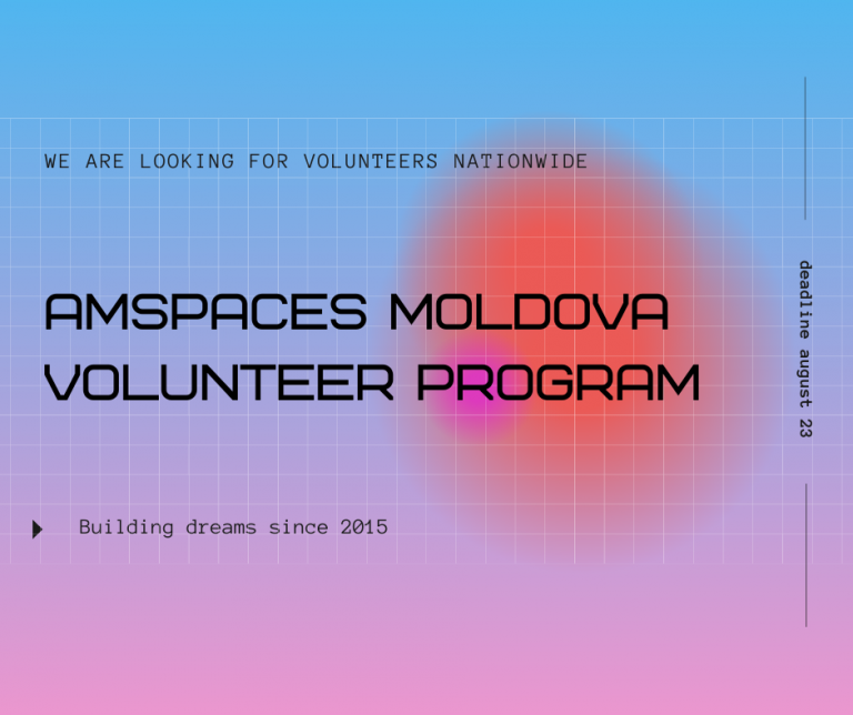 American Spaces Moldova запускают волонтерскую программу. Участвовать могут кандидаты со всей страны