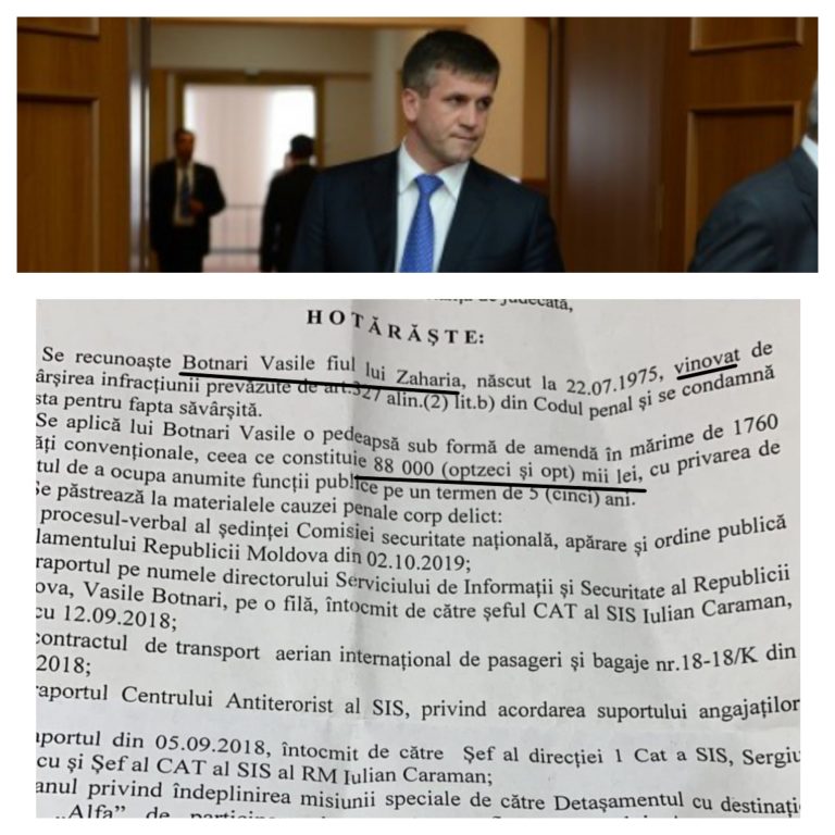 Даже не условный срок: Экс-глава СИБа Василе Ботнарь заплатил 88 тыс. лей за высылку турецких учителей