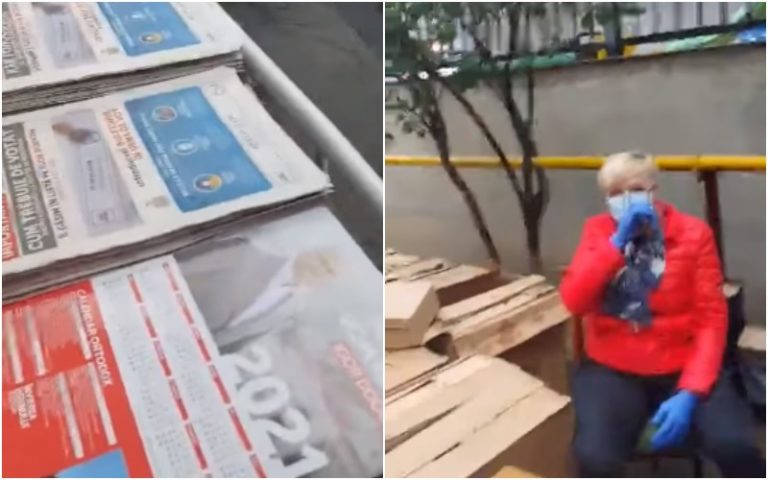(ВИДЕО) Гуманитарную помощь в комплекте с предвыборными листовками Игоря Додона раздавали в офисе Ассоциации глухих в Кишиневе