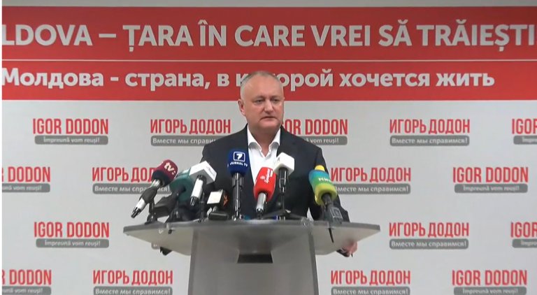 (LIVE) Игорь Додон: Я оптимистичен относительно этого голосования
