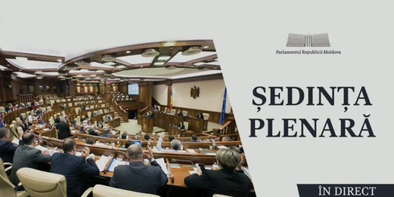 (Live) Заседание Парламента Республики Молдова 19 ноября