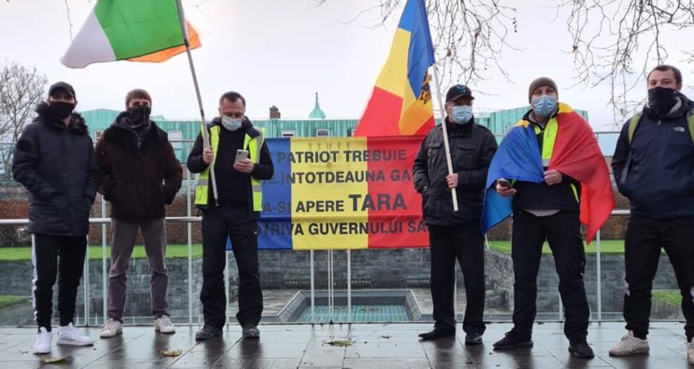 (Видео) Протестует и диаспора: «Мы будем рядом до тех пор, пока не избавимся от воров в стране»