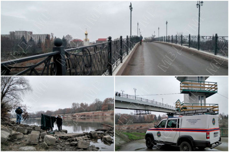 В Тирасполе мужчина прыгнул с моста на глазах у прохожих. Очевидцы: перекрестился и прыгнул