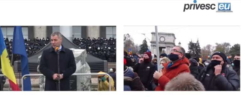 Ренато Усатый пришел на протест «Защитим голос и волю народа»