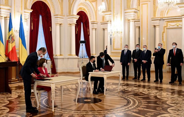 Двусторонние документы, подписанные президентом Молдовы и Украины