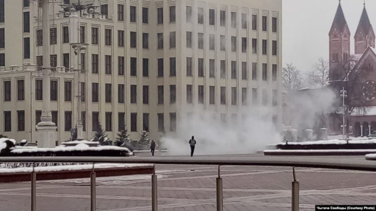 В центре Минска совершена попытка самосожжения