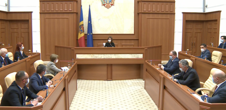 Майя Санду на заседании ВСБ: «Ситуация, в которой мы находимся, является большим позором для всех руководителей этих учреждений»