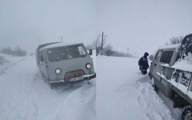 24 населенных пункта Молдовы остались без электричества. Специалисты не могут добраться из-за снега