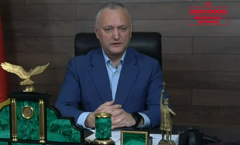 Додон: «На следующей неделе будут массовые протесты в больших городах Республики Молдова»