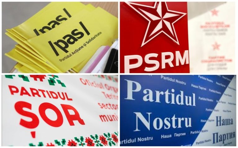Сколько в Молдове политических партий, которые могут принять участие в досрочных выборах