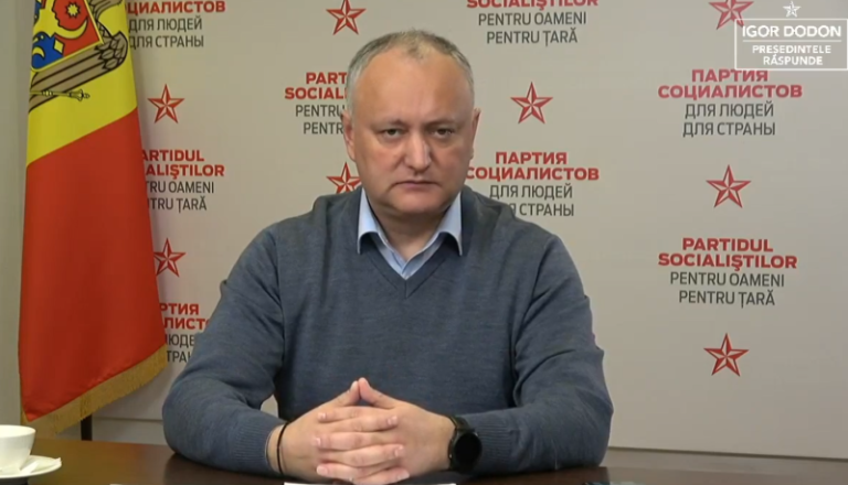 «Молдова. Молдаване. Молдавский». Додон поздравил жителей страны с Днем языка