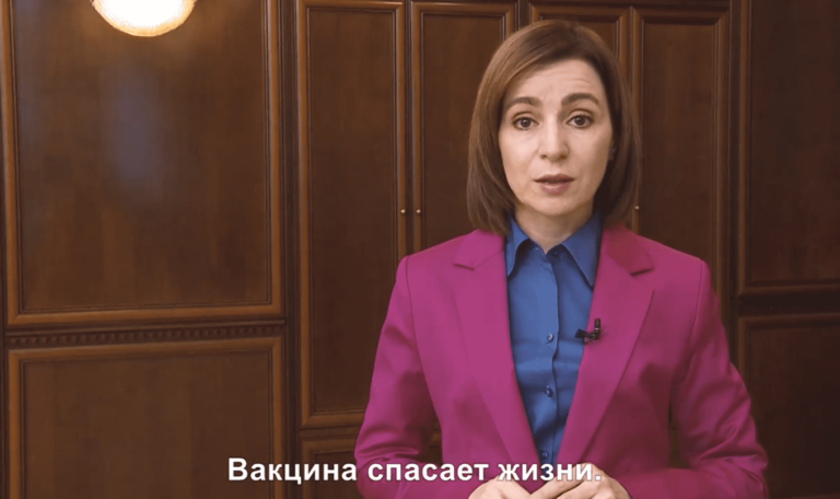 Эмоциональное обращение Майи Санду: «Давайте отнесемся к делу серьезно и не дадим, чтобы усилия врачей и процесс вакцинации были напрасными»