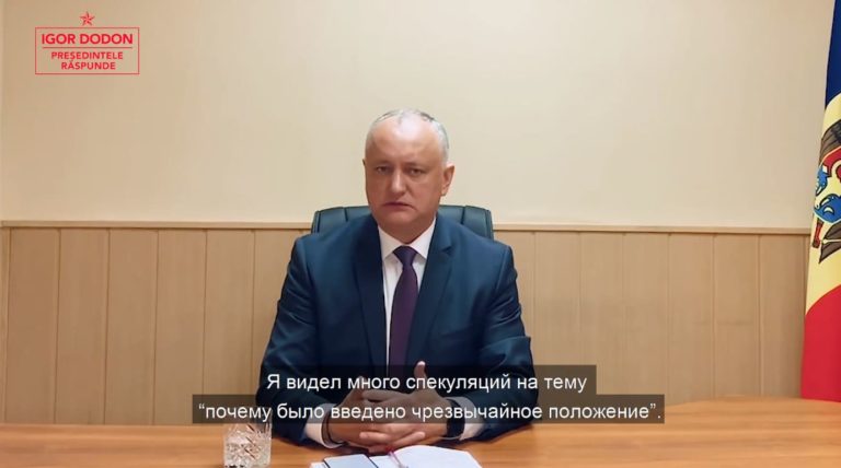 Додон записал передачу в посольстве Молдовы в Москве. Мнение: «Дипломаты должны отреагировать»
