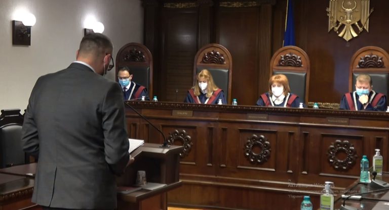 Серджиу Литвиненко на заседании КС: необходимость введения ЧП должна быть поставлена ​​под сомнение