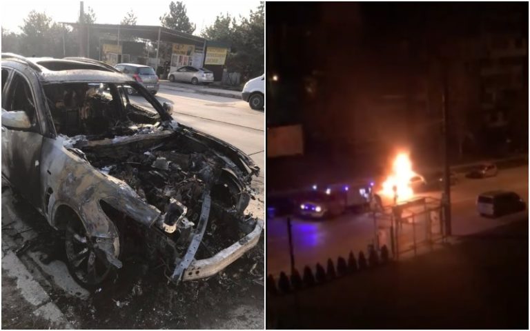 (ВИДЕО/ФОТО) В Кишиневе сгорел припаркованный автомобиль