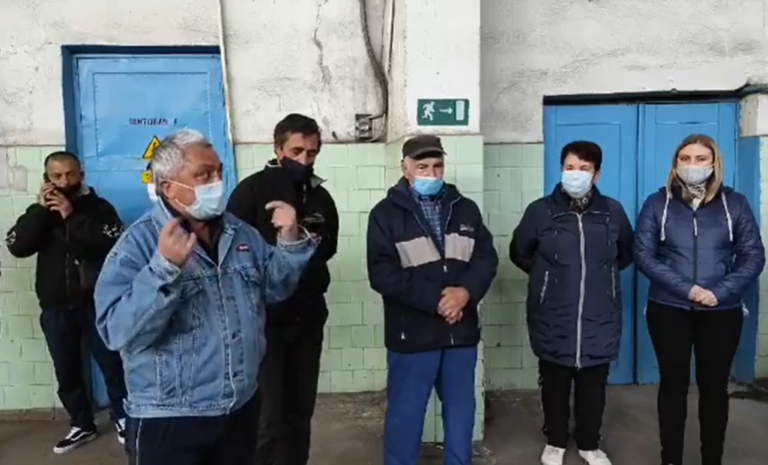(ВИДЕО) «Люди живут впроголодь». Сотрудники ЖДМ снова вышли на протест и обратились к Майе Санду