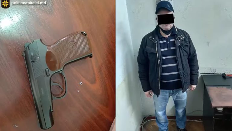 (ВИДЕО) 46-летний житель Кишинева ограбил офис микрокредитной кампании. Ему грозит до 10 лет тюрьмы за разбойное нападение