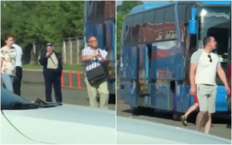 (ВИДЕО) Еще один случай организованного подвоза в России. Имена избирателей вносят в список в автобусе
