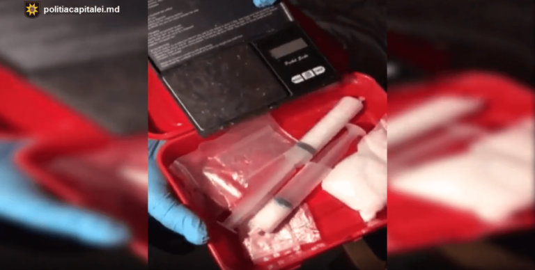 ВИДЕО: Наркотики на сумму 30 000 лей. В Кишиневе задержан мужчина