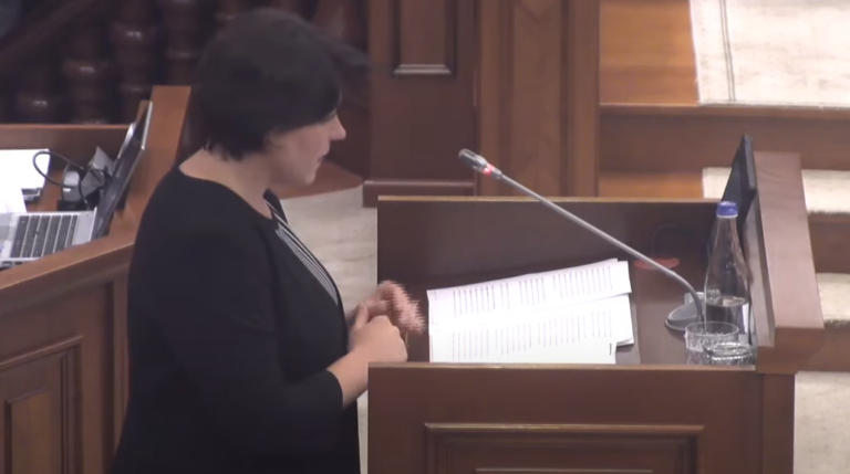 Наталья Гаврилица с трибуны Парламента: Это правительство не будет красть