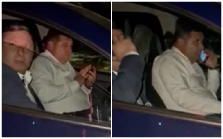 (ВИДЕО) Депутаты-социалисты замечены возле избирательного участка в Вулканештах в вечер выборов в НСГ