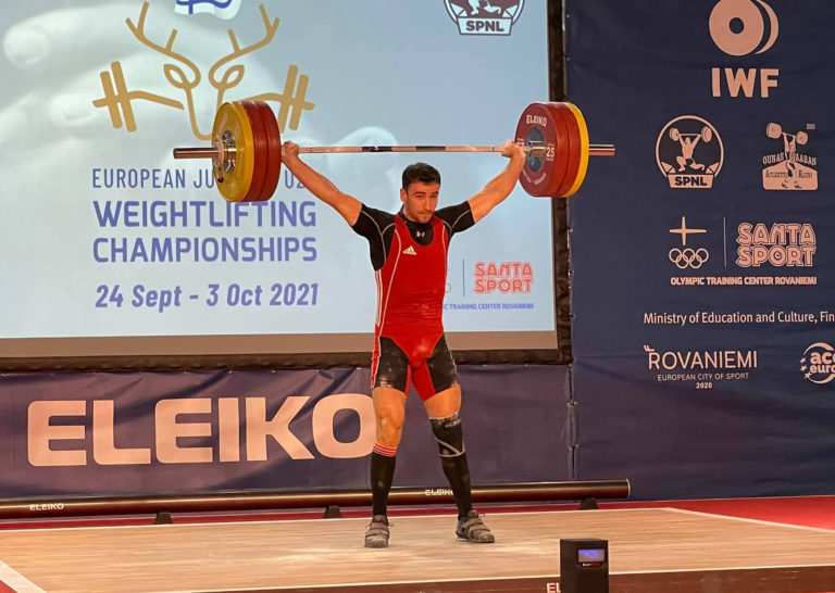 Тяжелоатлет Марин Робу завоевал две бронзовые медали на чемпионате Европы Under 23