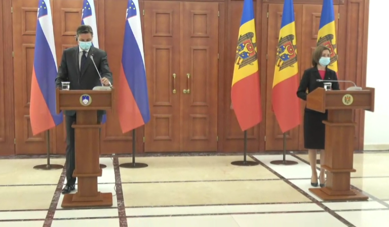 (LIVE) Заявления для прессы Майи Санду и Борута Пахор