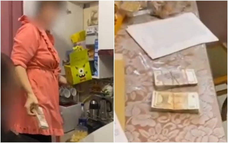 Видео обыска, проведенного в доме налогового инспектора из Унген, подозреваемого в коррупции