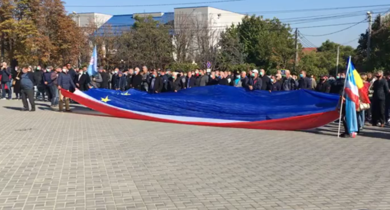 В Кишиневе закончился протест, а в Комрате начался. NOKTA ведет прямой эфир