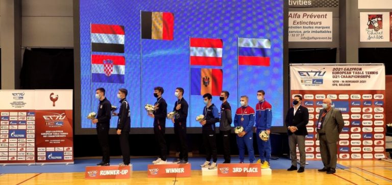 Спортсмен из Молдовы завоевал бронзовую медаль на чемпионате Европы по настольному теннису U-21