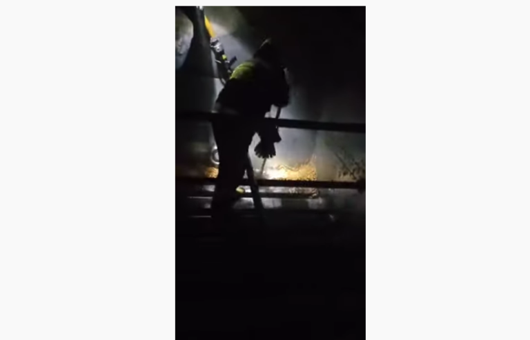 (ВИДЕО) Сильный пожар в Леовском районе: уничтожено  более 50 тонн кукурузы