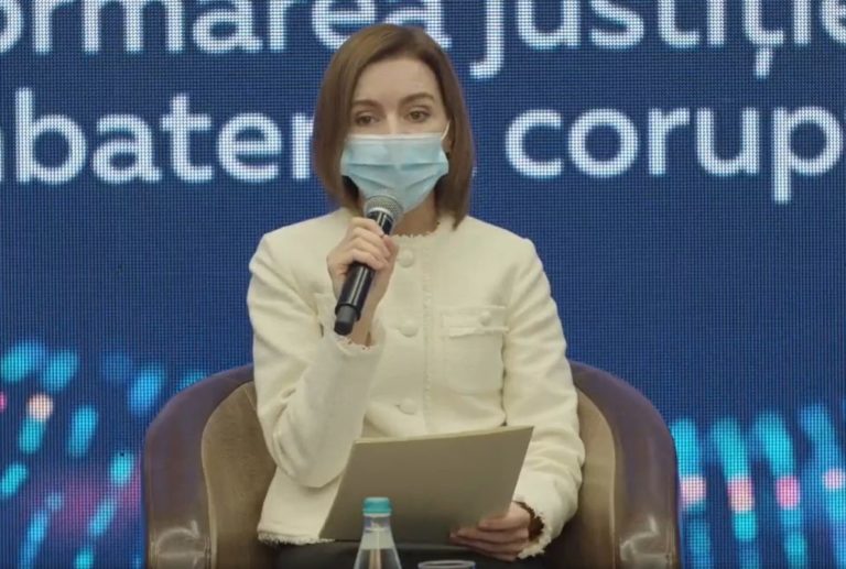 Майя Санду на Форуме по реформе правосудия и борьбе с коррупцией: «Коррупция тормозит развитие страны»
