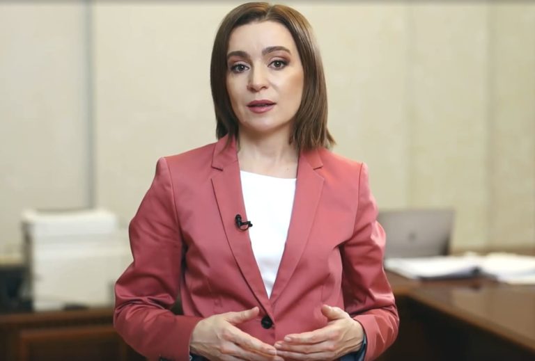 (ВИДЕО) Майя Санду записала обращение в преддверии совместного заседания правительств Молдовы и Румынии