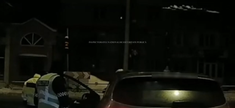 (ВИДЕО) Под утро в Кишиневе задержали пьяного водителя. За рулём оказалась 19-летняя девушка