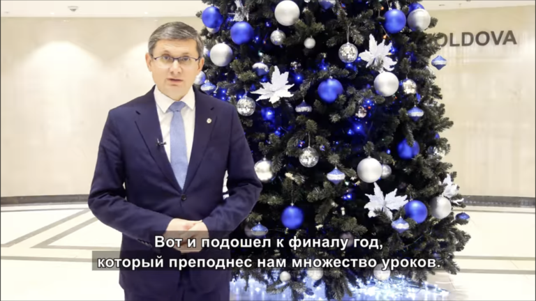 «Молдова выйдет из этих трудностей». Послание Игоря Гросу по случаю Нового Года