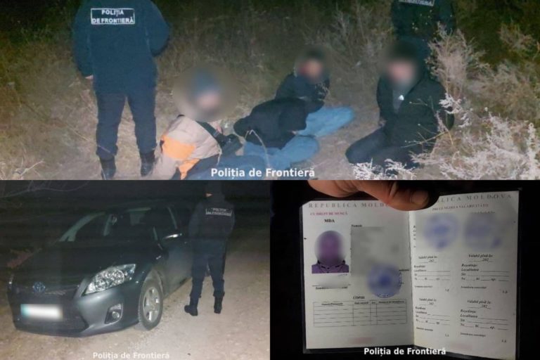 (ВИДЕО) Незаконное пересечение границы. Пограничники задержали четырех сирийцев
