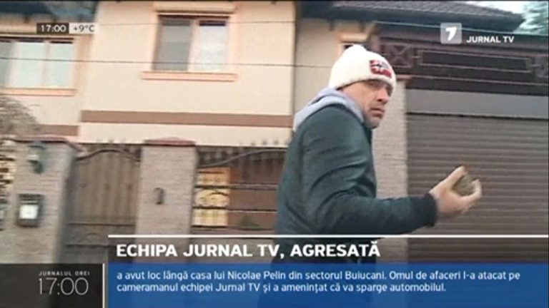 (ВИДЕО) На команду Jurnal TV напал бизнесмен Николай Пелин