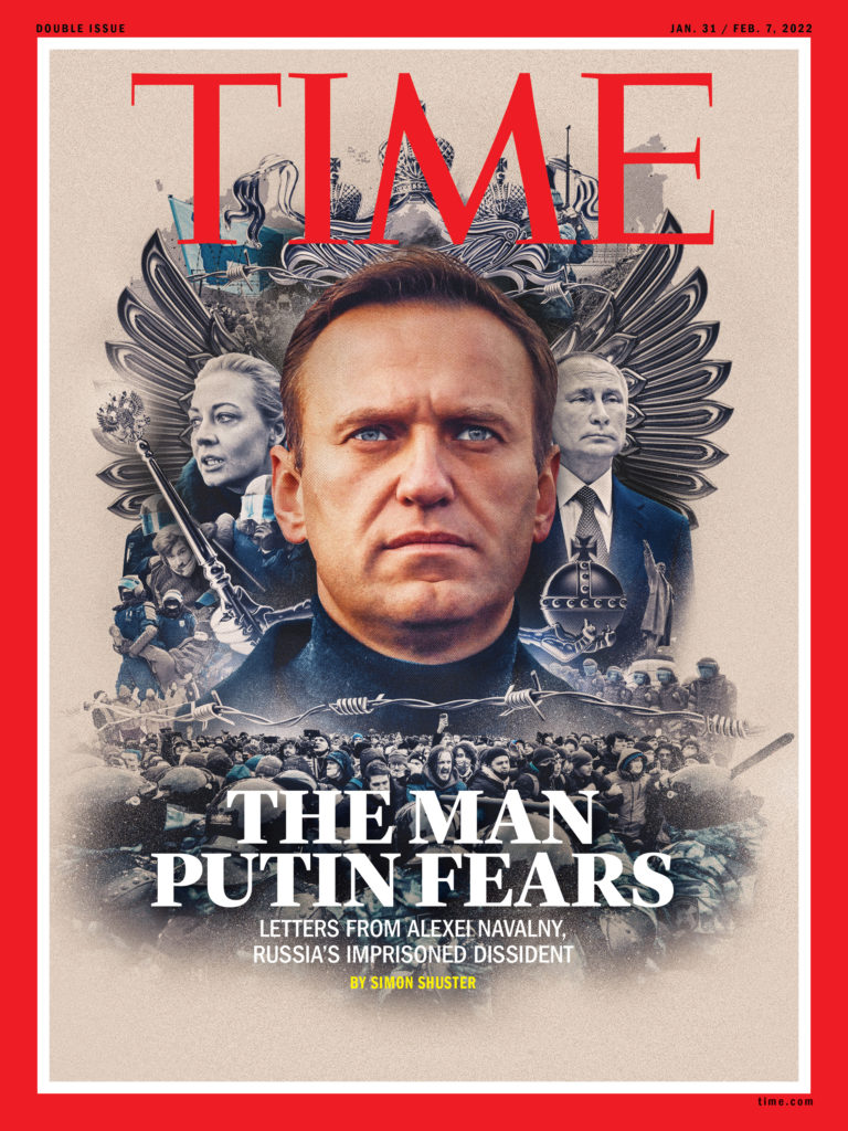 Навальный на обложке Time: «Человек, которого боится Путин»
