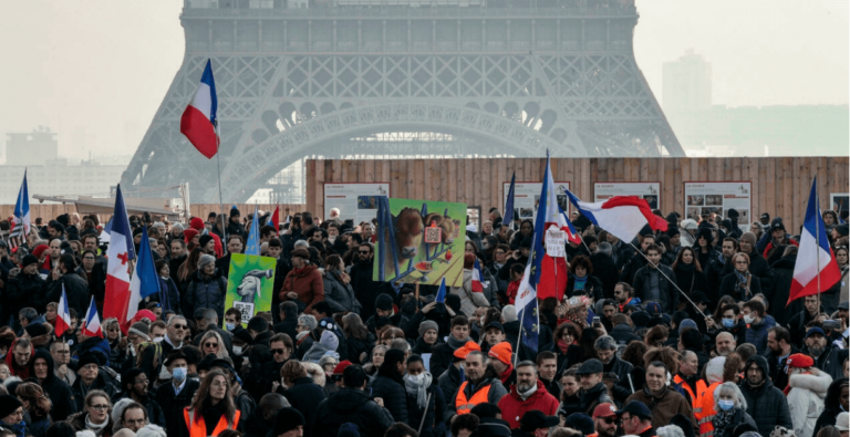 В Европе прошли акции против ограничений из-за COVID-19