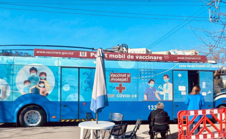 Где в Кишиневе 13 февраля будут находиться мобильные пункты вакцинации